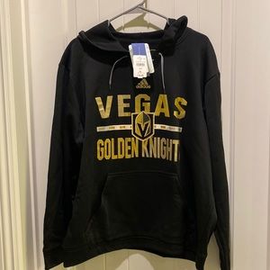 Adidas Vegas Golden Knights Men’s Black Hoodie. Inside Fleece. Size XL